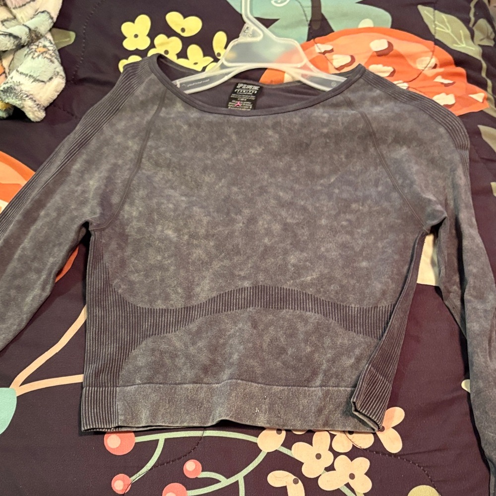Heather Grey Long Sleeve Top